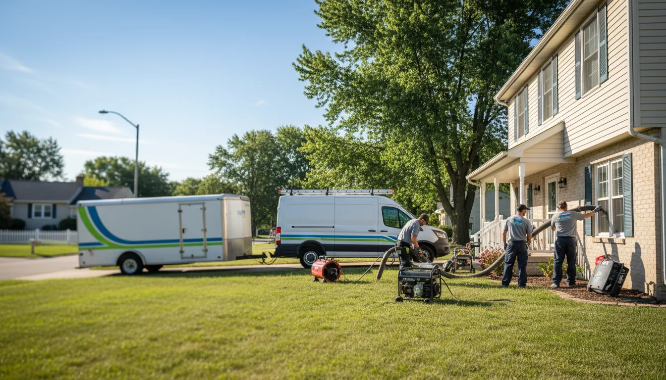 Flooded Basement Restoration And Cleanup With Repair in Munden, KS near me